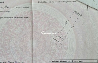 Bán nhà C4 đường Hòa Mỹ 1 - gần ĐH Sư Phạm